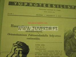 Yöproteesilista 1948 joulukuu -pilalehti