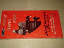 Mercury pocket service guide mercruiser stern drives 1973 models  Huolto-opas