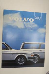 Volvo 240 -myyntiesite / sales brochure