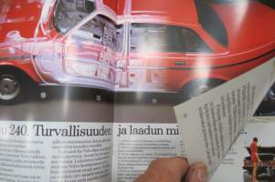 Volvo 240 -myyntiesite / sales brochure
