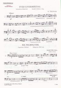 Performance pieces for Violoncello with piano accompaniment. Musica Budapest Z 4480 Nuottikokoelma. Sello ja piano -kokoelma.Katso sisältö kuvista.