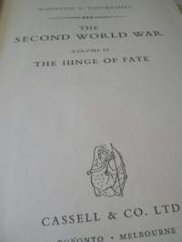 the second wold war . volume IV the hinge of fatevakitan tarjous helposti paketti 19x36 x60 cm paino 35kg 5e.