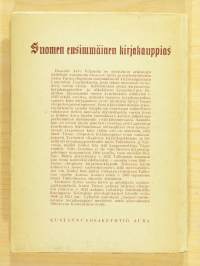 Suomen ensimmäinen kirjakauppias. Piirteitä Laurentius Jauchiuksen toiminnasta Suomessa ja Baltiassa vv. 1642–1666