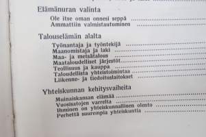 Yhteisvoimin yhteistyöhön,kansalaistietoa nuorille -kansakolu, oppikirja