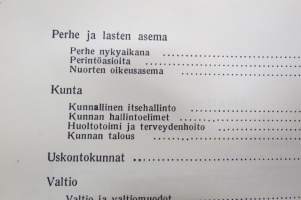 Yhteisvoimin yhteistyöhön,kansalaistietoa nuorille -kansakolu, oppikirja