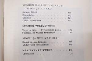 Suomen maantiedon täydennyskurssi kansakoulun kuudetta tai seitsemättä luokkaa varten, kansakoulu maantieto - oppikirja