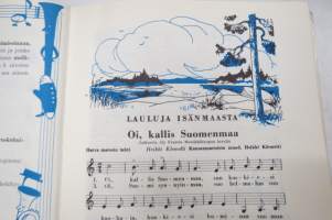 Laulan ja soitan - Koulun musiikkikirja, laulujen nimet näkyvät kohteen kuvissa