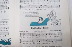 Laulan ja soitan - Koulun musiikkikirja, laulujen nimet näkyvät kohteen kuvissa