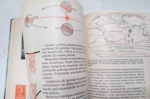 Ulkomaat - maantietoa kansakolulaisille II-III, kansakoulu maantieto - oppikirja, piirrokset Aarne Nopsanen