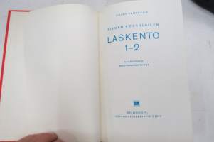 Pienen koululaisen laskento 1-2, kuvittanut Kylli Koski