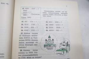 Kansakoululaisen laskento 5-6, kuvittanut Kylli Koski