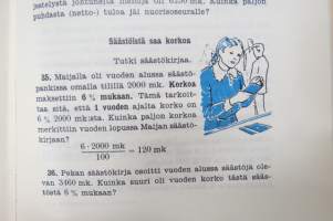 Kansakoululaisen laskento 5-6, kuvittanut Kylli Koski