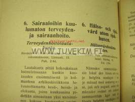 Turun kaupungin kunnalliskalenteri 1927 Kommunalkalender för Åbo stad 