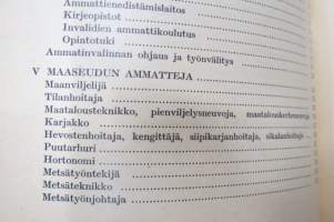 Ammatinvalinnan opas - ohjeita nuorille ja kasvattajille