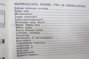 Laulakaamme. 1-, 2, ja 3-äänisiä lauluja pianon säestyksellä kolulujen ja kotien käyttöön