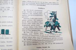 Opin laskemaan K 1  kaupunkien ja niihin verrattavien asutuskeskusten kansakoulujen laskennon ja mittausopin oppikirja II ja IV luokka