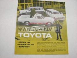 Toyota verottomat Crown Van, Crown pick-up, maasturit -myyntiesite