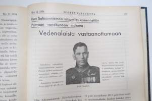 Suomen vapaussota 1934 sidottu vuosikerta, numerot 1-12
