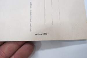 Kukkuva Kello- Finn Twist jenka - Anita Virta - Tom Lund orkesteri, Sandudd 1966 -äänilevypostikortti 45 rpm postcard record
