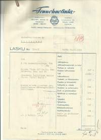 Fennouolinta Turku 1950 -   firmalomake