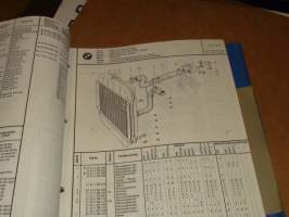 BMW 1600 1800 2000 2002 1966-72  Parts Catalogue osaluettelo