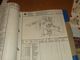 BMW 1600 1800 2000 2002 1966-72  Parts Catalogue osaluettelo