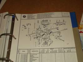 BMW 1600 1800 2000 2002 1966-72  Parts Catalogue osaluettelo