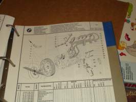 BMW 1600 1800 2000 2002 1966-72  Parts Catalogue osaluettelo