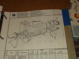 BMW 1600 1800 2000 2002 1966-72  Parts Catalogue osaluettelo