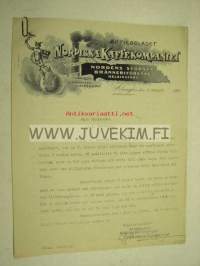 Aktiebolaget Nordiska Kaffekompaniet Helsinki 5.8.1924 -asiakirja