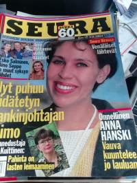 Seura 35/1994 (2.9.) Esko Salminen ja Aino Seppo, Seura Virossa, venäläiset lähtevät, Onnellinen Anna Hanski