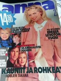 Anna 2/1993 (12.1.) Pia Nykänen, Katri Helena ja Panu Rajala, Kauniit ja rohkeat