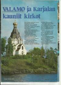 Valamo ja Karjalan kirkot / Jeesus ikoni - juliste 80x58 cm taitettu A4 kirjekokoon