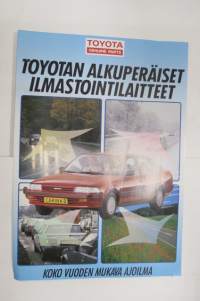 Toyota alkuperäiset ilmastointilaitteet -myyntiesite / sales brochure