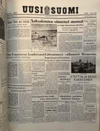 Etusivun uutiset 1938-1979 (Uusi Suomi)