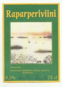 Raparperiviini   - viinaetiketti