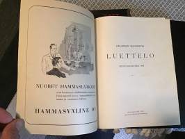 Helsingin Yliopiston luettelo kevätlukukautena 1948