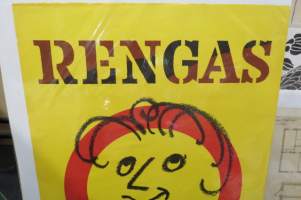 Rengas kahvia -mainosjuliste / advertising poster