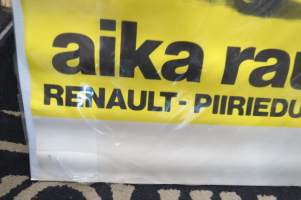 Koeajakaa uusi Renault 5 - Aika rauta -mainosjuliste / advertising poster