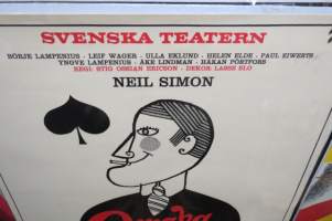 Svenska Teatern - Omaka par, P.O. Nyström -mainosjuliste / advertising poster