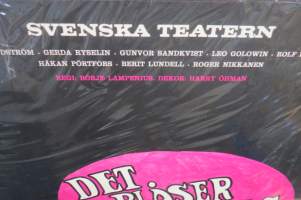 Svenska Teatern - Det blåser i sassafrasträden, P.O. Nyström -mainosjuliste / advertising poster