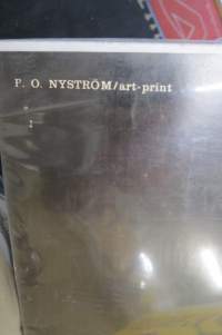 Svenska Teatern - Det blåser i sassafrasträden, P.O. Nyström -mainosjuliste / advertising poster