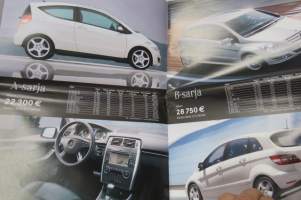 Mercedes-Benz 2009 mallisto -myyntiesite / sales brochure