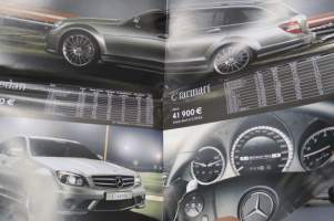 Mercedes-Benz 2009 mallisto -myyntiesite / sales brochure