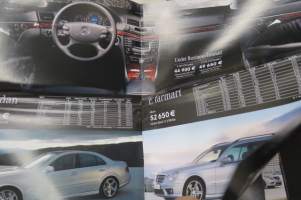 Mercedes-Benz 2009 mallisto -myyntiesite / sales brochure