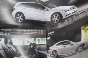 Mercedes-Benz 2009 mallisto -myyntiesite / sales brochure