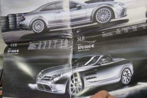 Mercedes-Benz 2009 mallisto -myyntiesite / sales brochure