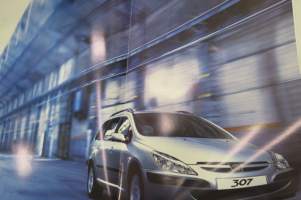 Peugeot 307 Wagon 2003 -myyntiesite / sales brochure