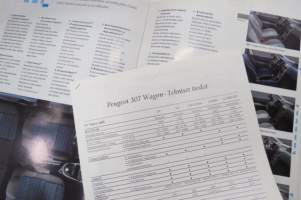 Peugeot 307 Wagon 2003 -myyntiesite / sales brochure