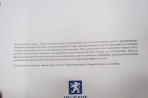 Peugeot 307 2002 -myyntiesite / sales brochure